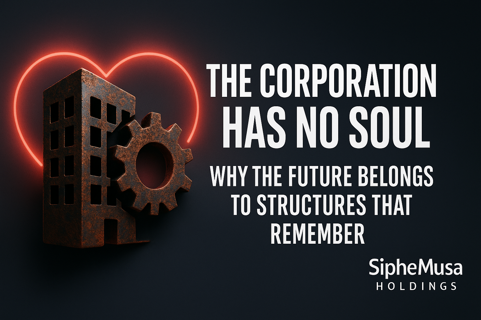 The Corporation Has No Soul: Why the Future Belongs to Structures That Remember